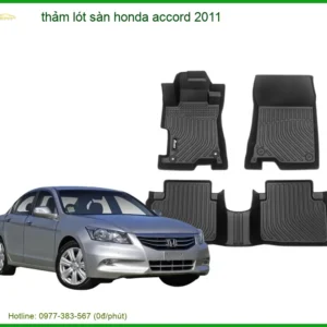 Thảm Lót Sàn Honda Accord 2011 Cao Cấp - Thiết Kế Sang Trọng, Vừa Khít