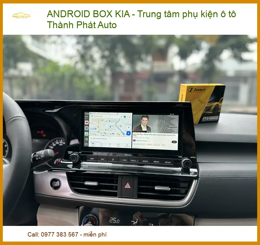 Android Box Kia: Nâng Tầm Trải Nghiệm Lái Xe Hiện Đại Tại Thành Phát Auto