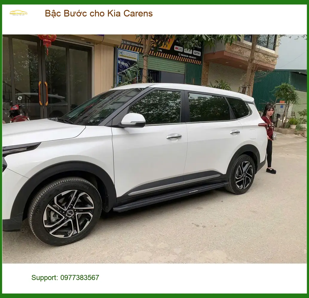 Anh Lâm lắp Bậc Bước cho Kia Carens ở Quận 12, an tâm đưa đón con cái ảnh thực tế 5