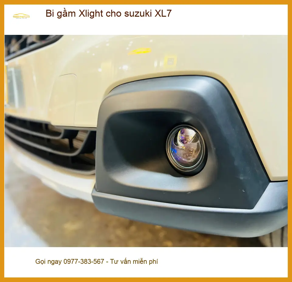 Anh Phong lắp Bi gầm Xlight cho Suzuki XL7 Quận 7 tăng cường chiếu sáng.