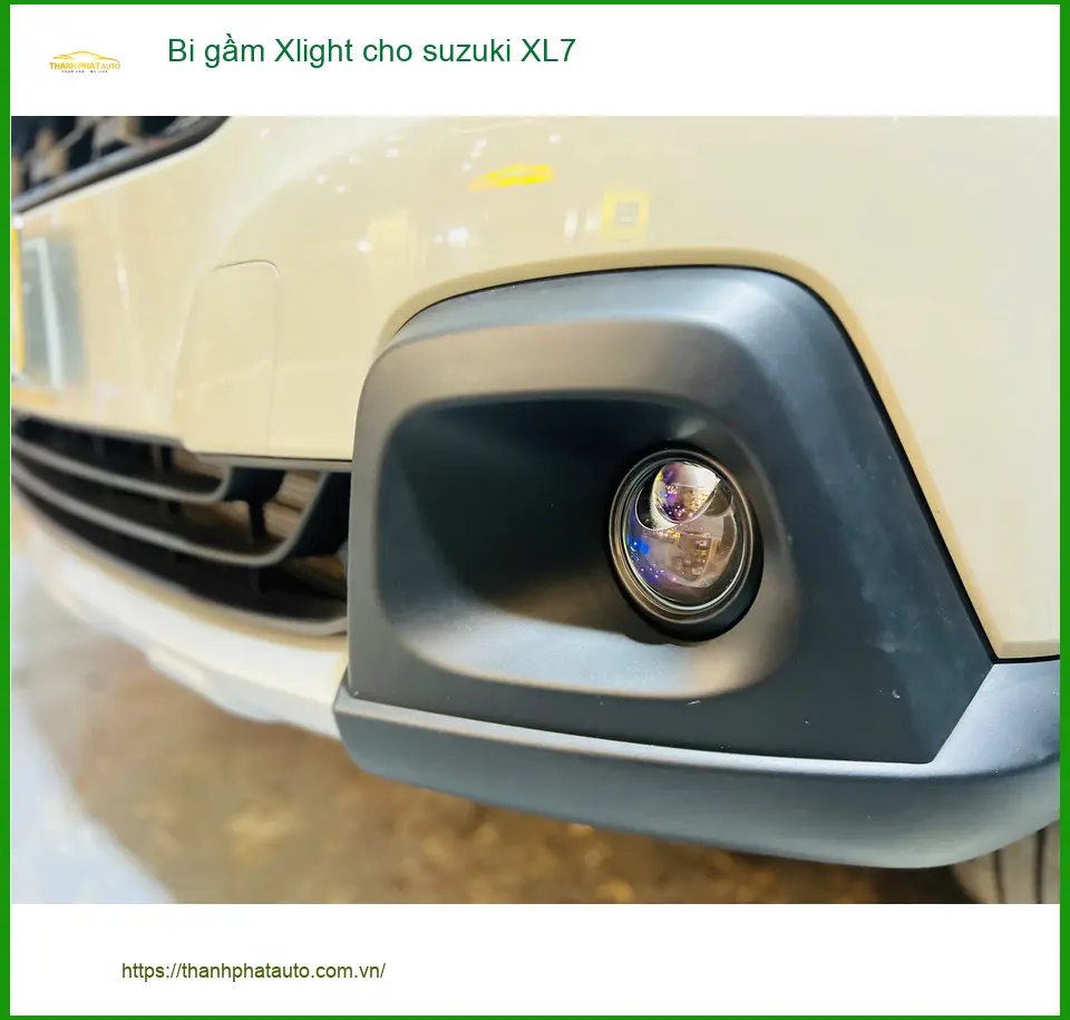 Anh Khải lắp bi gầm Xlight cho Suzuki XL7 Quận 11 vì đèn zin không đủ sáng ảnh thực tế 2