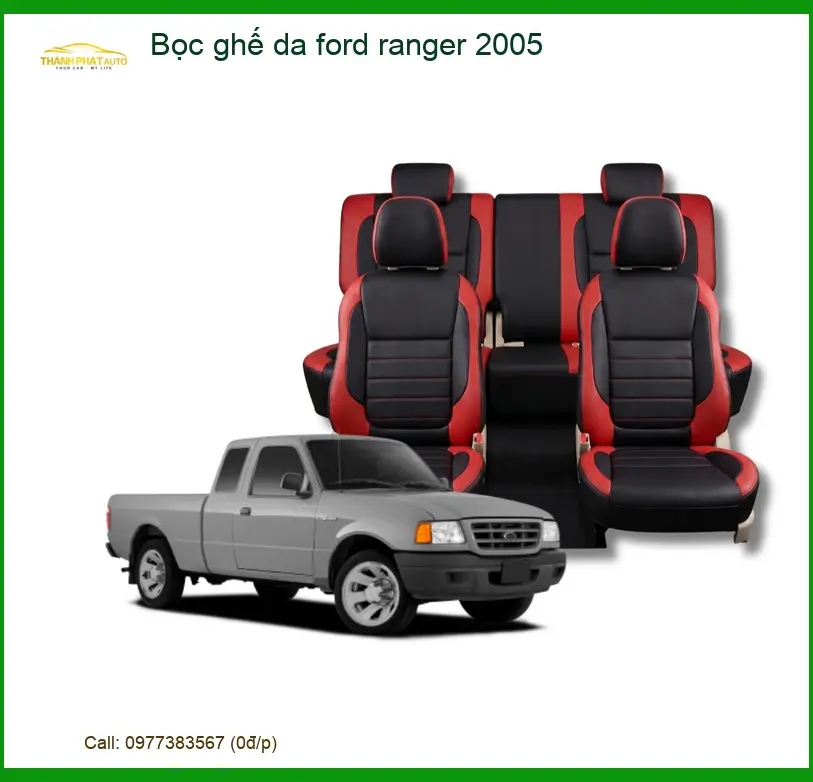 Bọc Ghế Da Ford Ranger 2005 - Địa Chỉ Lắp Đặt Uy Tín TPHCM