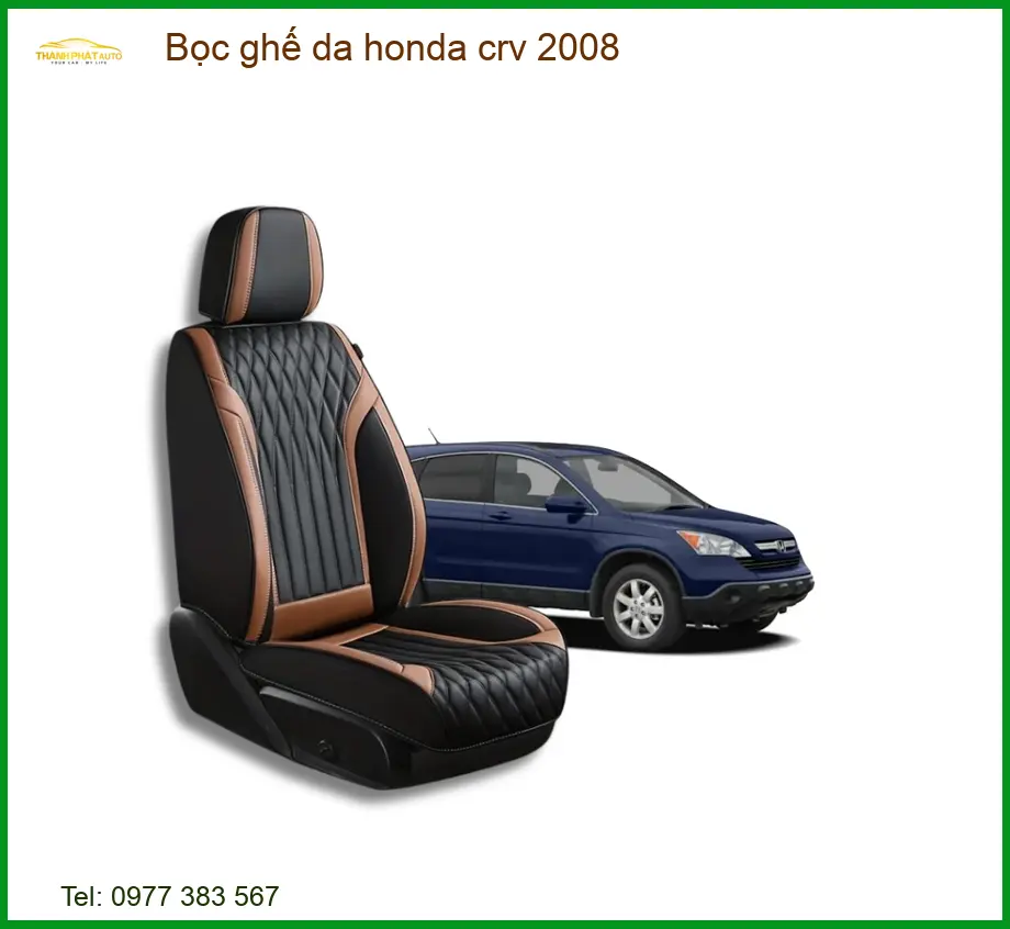 Bọc Ghế Da Honda CRV 2008 - Trung Tâm Lắp Đặt Ghế Da Ô Tô Uy Tín TPHCM