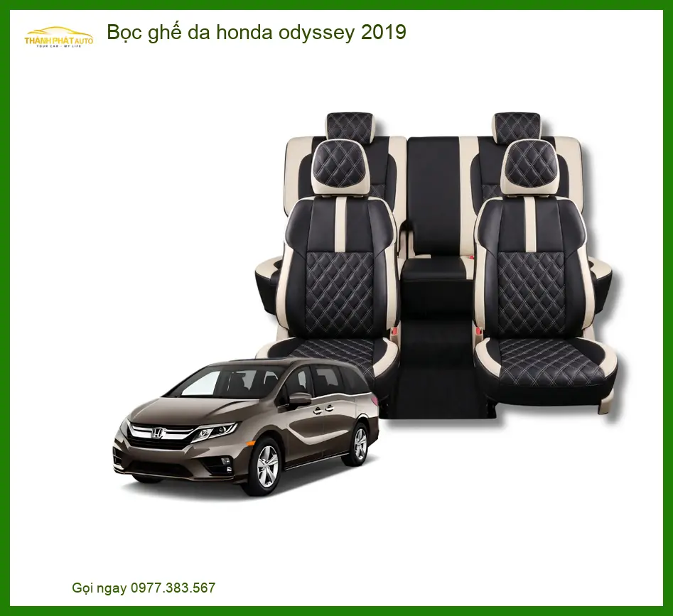 Bọc Ghế Da Honda Odyssey 2019 - Trung Tâm Bọc Ghế Da Uy Tín TPHCM