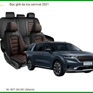 Bọc Ghế Da Kia Carnival 2021 Cao Cấp - Nâng Cấp Nội Thất Sang Trọng