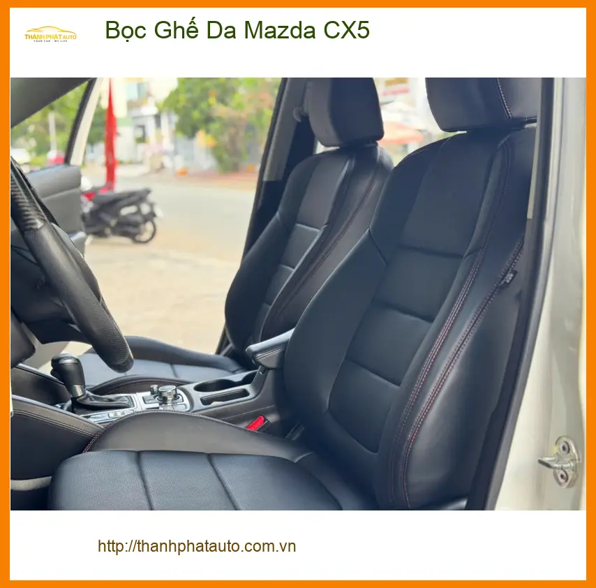 Địa chỉ Bọc Ghế Da Mazda CX5 Quận 2 uy tín, chất lượng cho Chú Tân ảnh thực tế 2