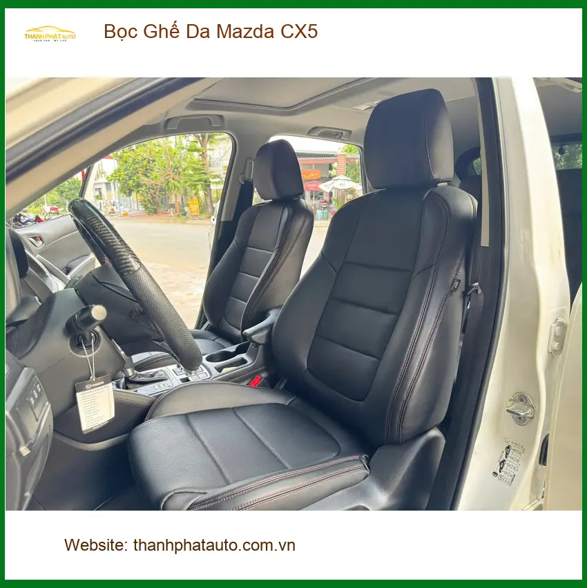 Địa chỉ Bọc Ghế Da Mazda CX5 Quận 2 uy tín, chất lượng cho Chú Tân ảnh thực tế 3