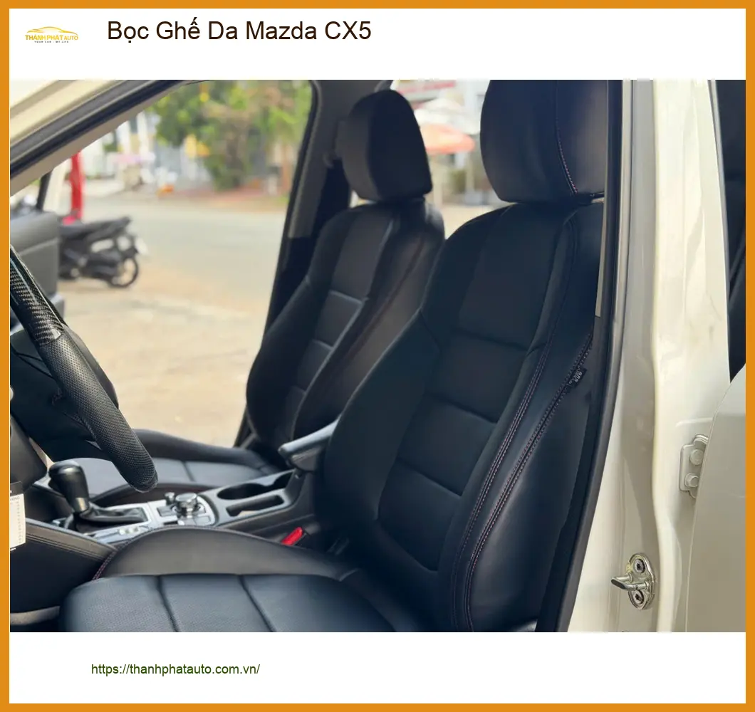 Địa chỉ Bọc Ghế Da Mazda CX5 Quận 2 uy tín, chất lượng cho Chú Tân ảnh thực tế 4