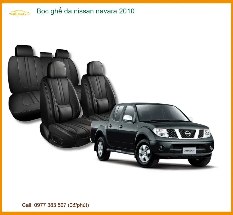 Bọc Ghế Da Nissan Navara 2010 - Trung Tâm Lắp Đặt Uy Tín TPHCM