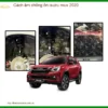 Cách âm chống ồn Isuzu MUX 2020