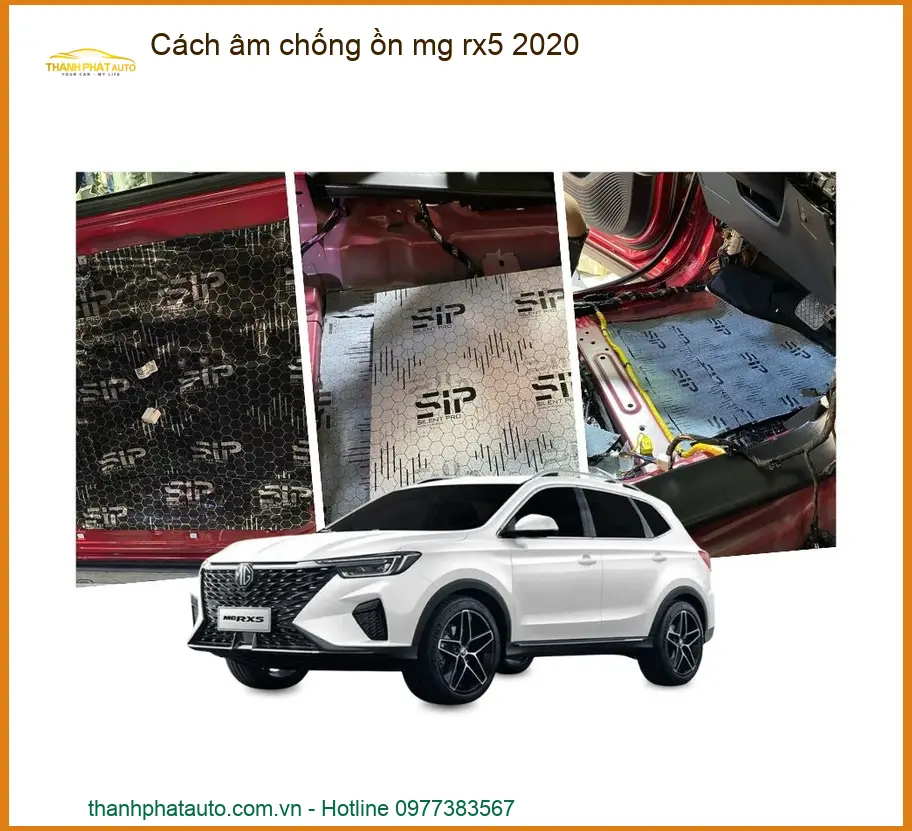 Cách âm chống ồn MG RX5 2020 - Nơi Gắn Cách Âm Cao Cấp Uy Tín TPHCM