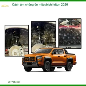 Cách âm chống ồn Mitsubishi Triton - Địa Chỉ Lắp Đặt Chính Hãng Giá Tốt TPHCM