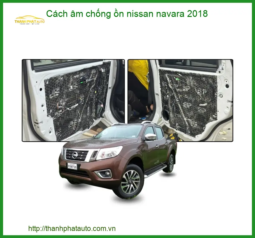 Cách âm chống ồn Nissan Navara 2018 - Trung Tâm Lắp Đặt Uy Tín TPHCM