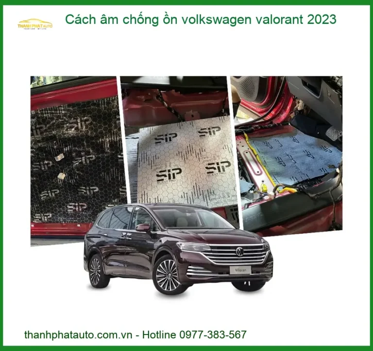 Cách Âm Chống Ồn Cho Xe Volkswagen - Trung Tâm Thi Công Uy Tín Hàng Đầu TPHCM