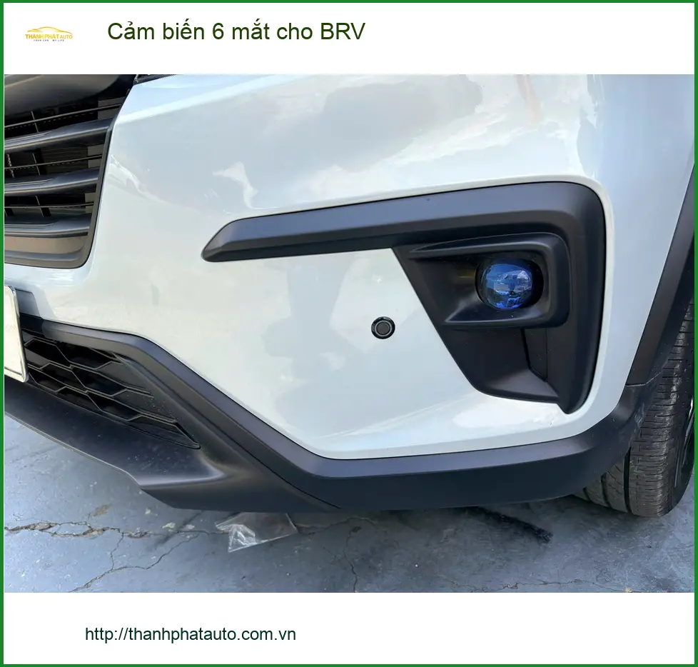 Chú Phát gắn cảm biến 6 mắt cho BRV tại Bình Chánh vì hay đậu xe sát lề ảnh thực tế 2