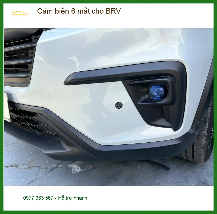 Anh Khải lắp Cảm biến 6 mắt cho BRV tại Quận 2 để lùi xe an toàn hơn ảnh thực tế 2