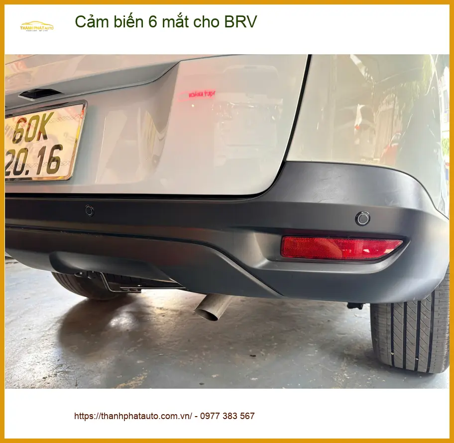 Anh Phước lắp Cảm biến 6 mắt cho Honda BRV Quận 12 để đậu xe an toàn hơn