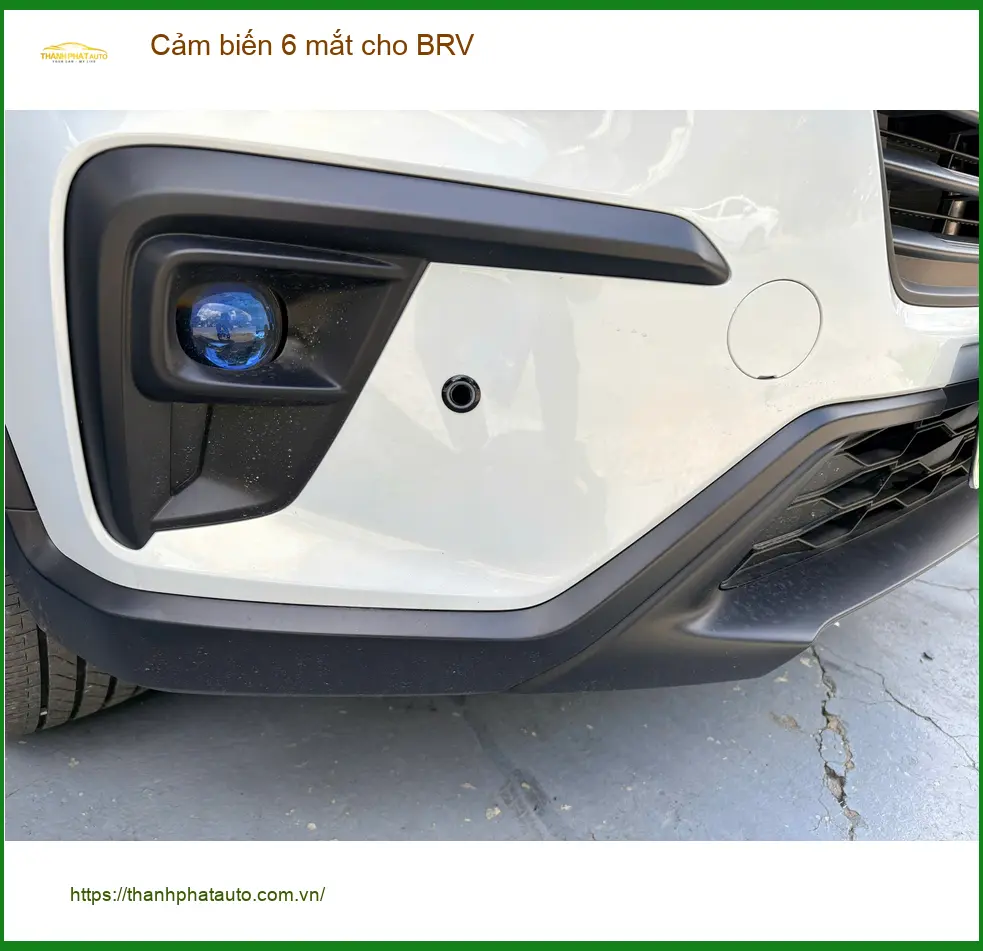 Anh Phước lắp Cảm biến 6 mắt cho Honda BRV Quận 12 để đậu xe an toàn hơn ảnh thực tế 2