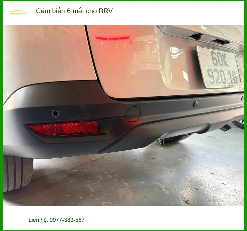 Anh Phước lắp Cảm biến 6 mắt cho Honda BRV Quận 12 để đậu xe an toàn hơn ảnh thực tế 3