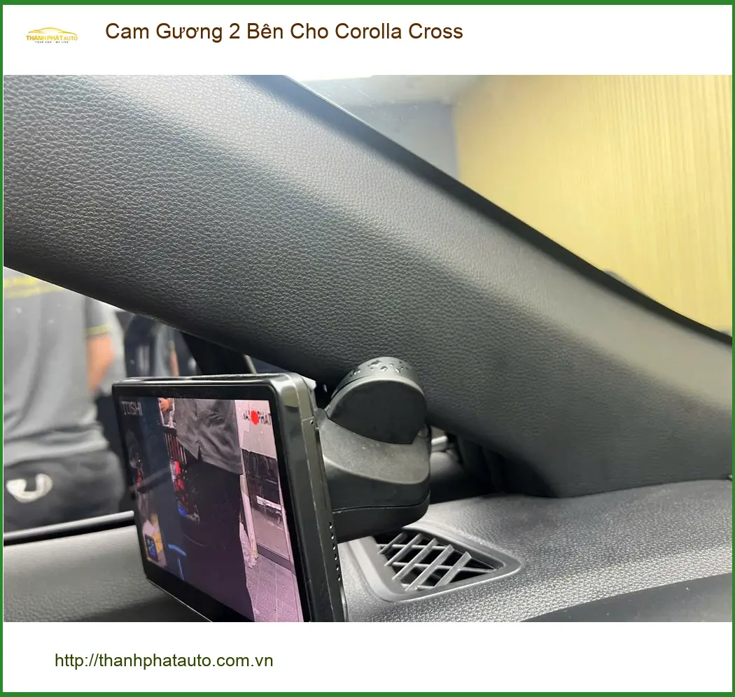 Anh Minh lắp Cam Gương 2 Bên cho Corolla Cross tại Nhà Bè để tăng cường an toàn khi di chuyển ảnh thực tế 5