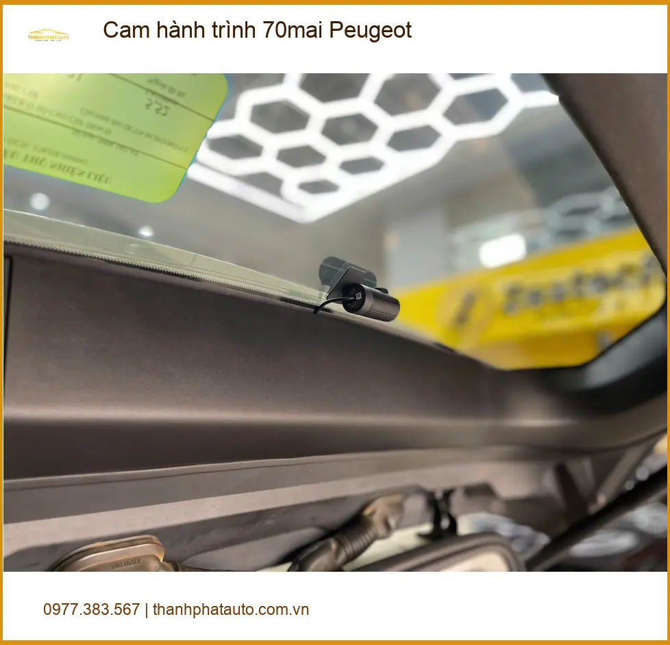 Anh Bách lắp cam hành trình 70mai cho Peugeot 3008 tại Thủ Đức ảnh thực tế 4