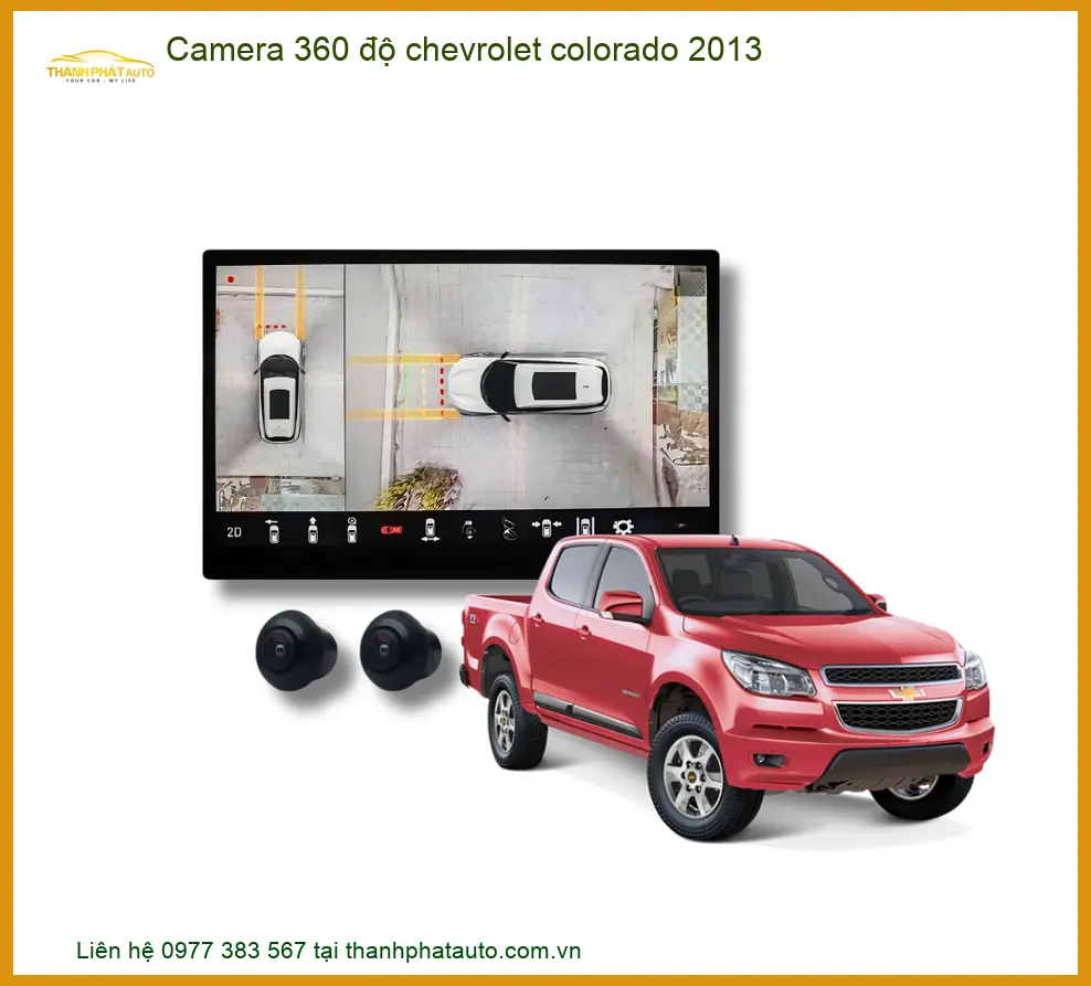 Camera 360 độ Chevrolet Colorado 2013 - Trung Tâm Lắp Đặt Uy Tín TPHCM
