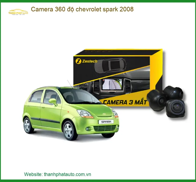 Camera 360 độ Chevrolet Spark 2008 - Địa Chỉ Lắp Đặt Uy Tín TPHCM