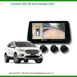 Lắp Đặt Camera 360 Độ Cho Xe Ford Escape 2001 - Hỗ Trợ Lái Xe An Toàn