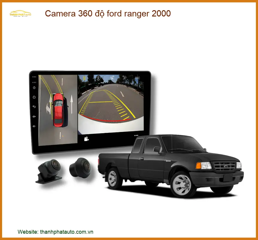 Camera 360 độ Ford Ranger 2000 - Trung Tâm Lắp Đặt Chính Hãng Uy Tín TPHCM