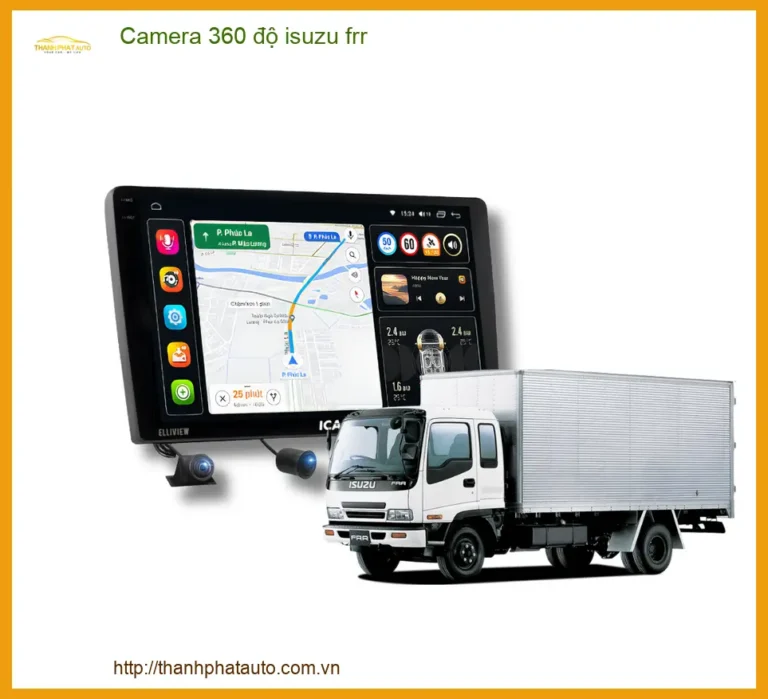 Camera 360 Độ Isuzu - Giải Pháp Hỗ Trợ Lái Xe An Toàn, Quan Sát Toàn Cảnh