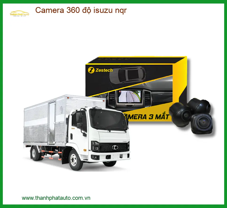 Camera 360 độ Isuzu NQR - Trung Tâm Lắp Đặt Chính Hãng Giá Tốt TPHCM