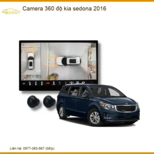 Camera 360 độ Kia Sedona 2016 - Địa Chỉ Lắp Đặt Uy Tín TPHCM