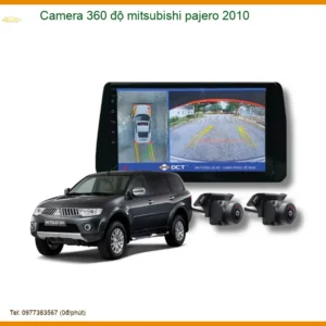 Camera 360 Độ Mitsubishi Pajero 2010 Chính Hãng – Hỗ Trợ Lái Xe An Toàn