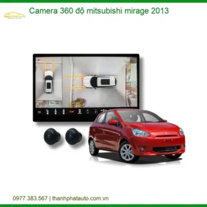 Camera 360 độ Mitsubishi Mirage 2013 - Địa Chỉ Lắp Đặt Uy Tín TPHCM