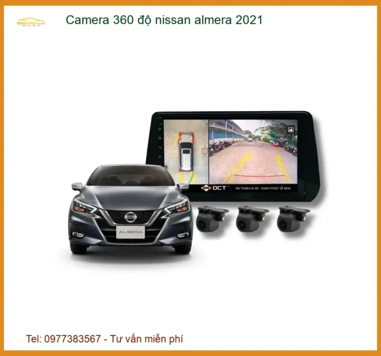 Camera 360 Độ Nissan Cho Xe Nissan Almera 2021 Chính Hãng