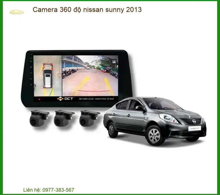 Camera 360 Độ Nissan Cho Xe Nissan Sunny 2013 Chính Hãng