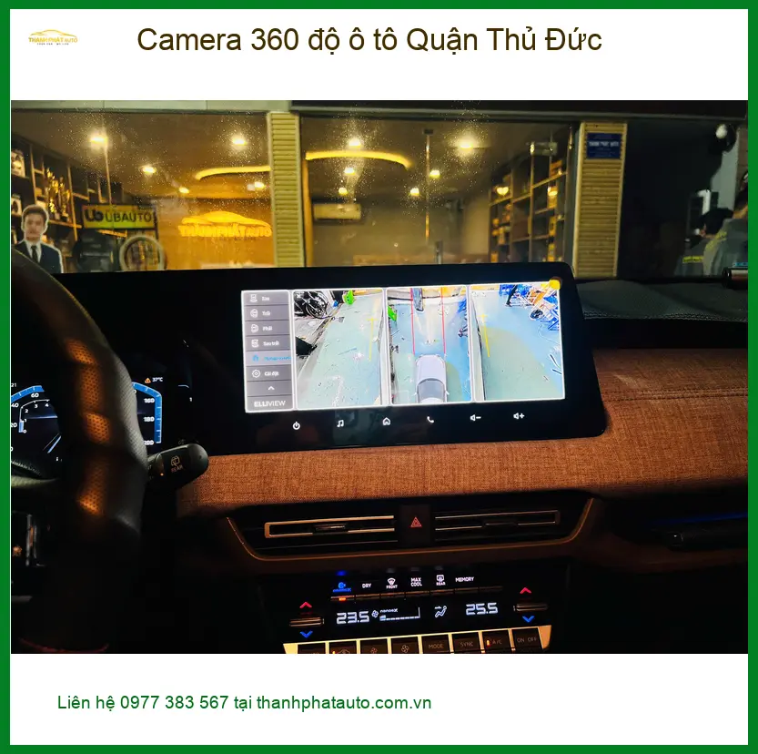 Trung Tâm Gắn Camera 360 Độ Ô Tô Xe Hơi Tại Quận Thủ Đức - Giá Tốt TPHCM ảnh thực tế 2