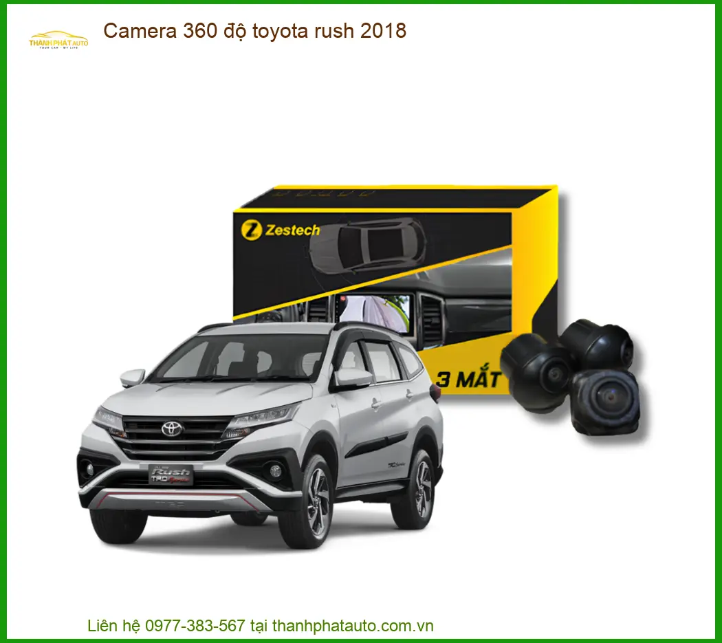 Camera 360 độ Toyota Rush 2018 - Địa Chỉ Lắp Đặt Nâng Cấp Uy Tín TPHCM