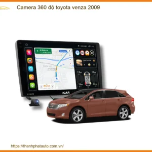 Camera 360 độ Toyota Venza 2009 - Trung Tâm Gắn Uy Tín TPHCM