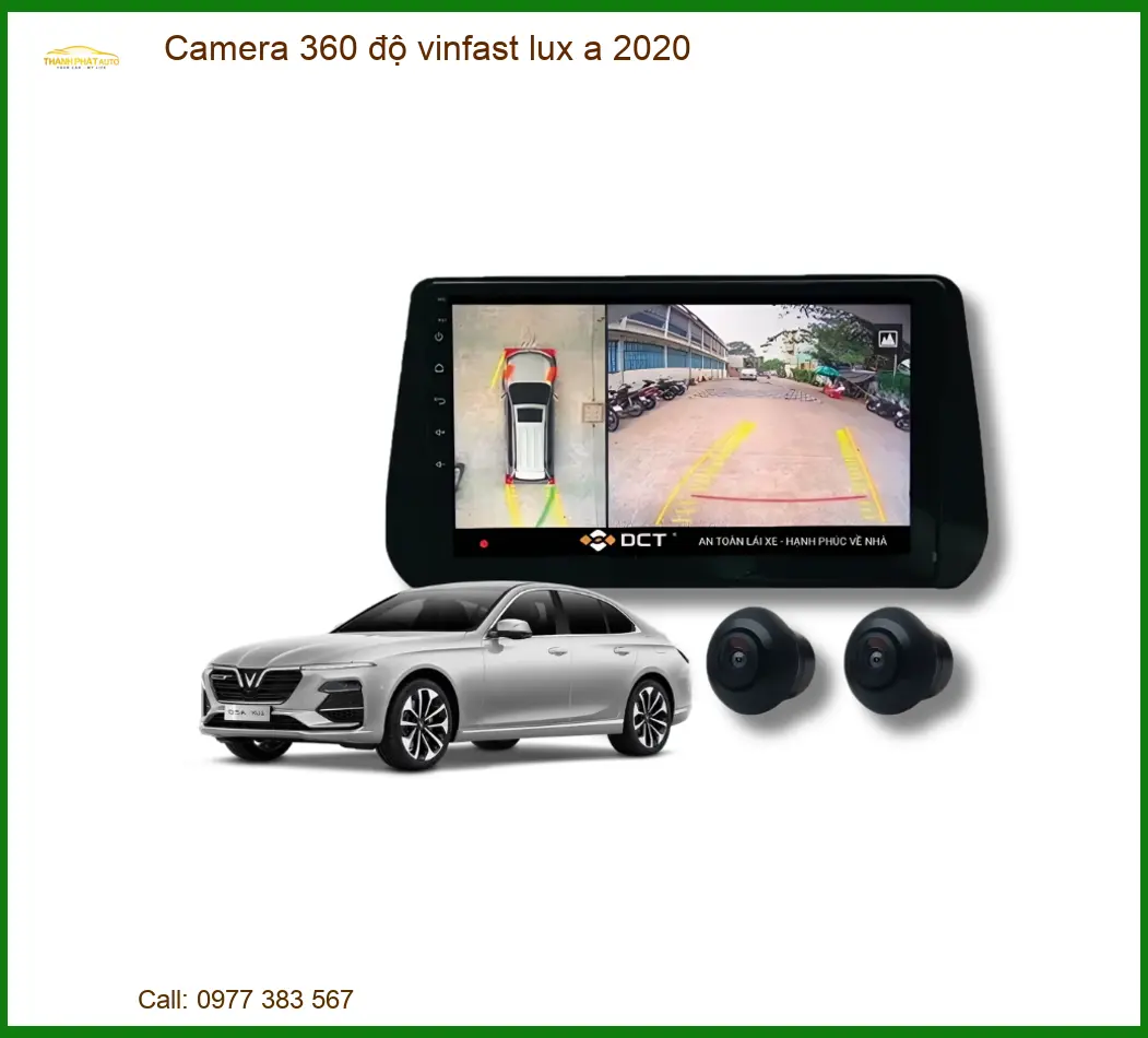 Camera 360 độ VinFast Lux A 2020 - Địa Chỉ Lắp Đặt Uy Tín TPHCM