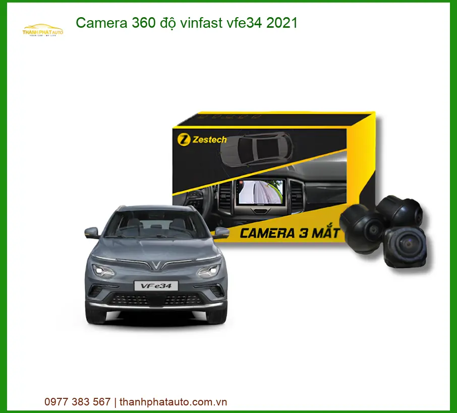 Camera 360 độ VinFast VF e34 2021 - Trung Tâm Lắp Đặt Uy Tín TPHCM