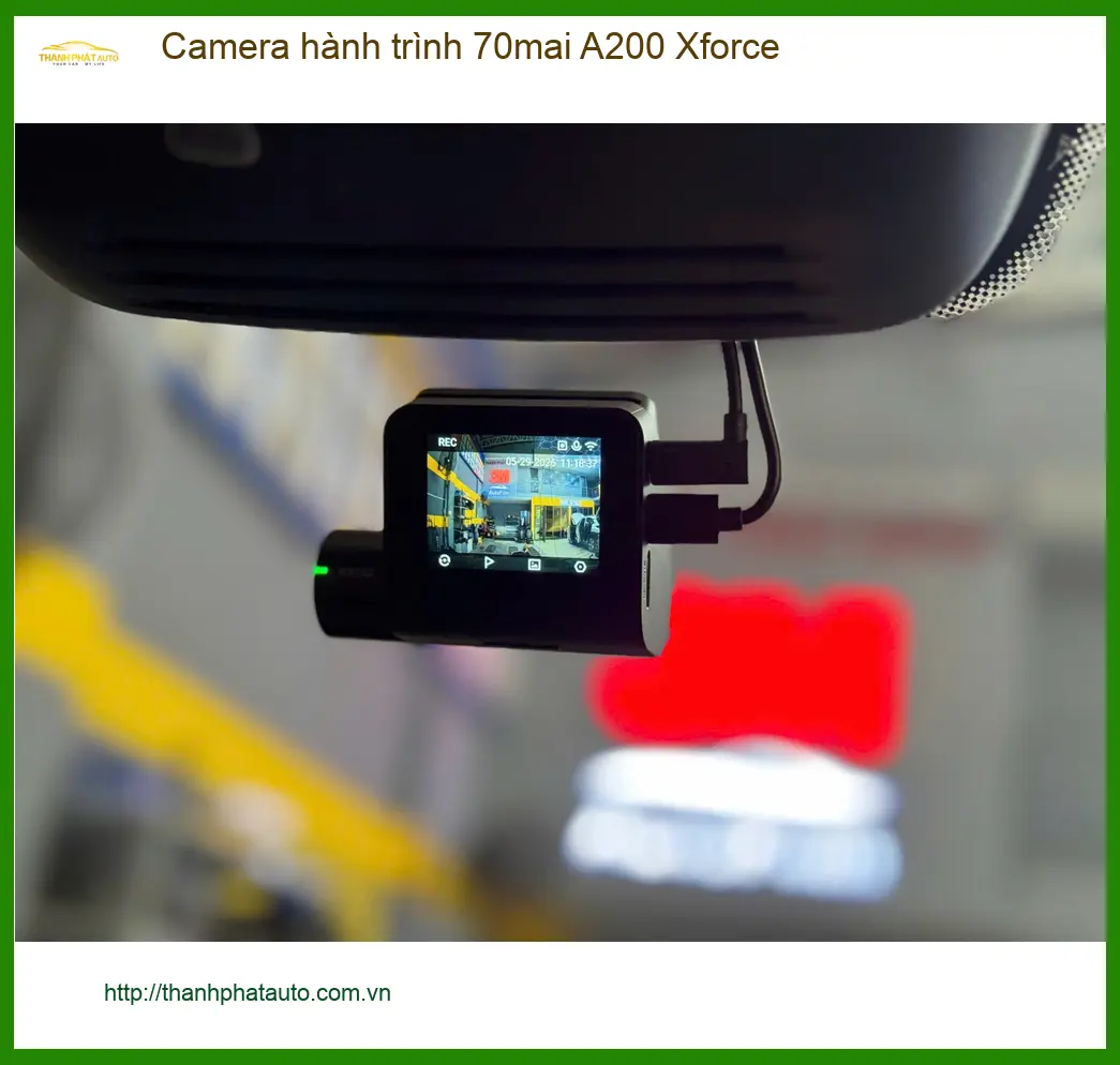 Anh Đức lắp Camera 70mai A200 Xforce cho Lux A2.0 tại Quận Thủ Đức ảnh thực tế 2