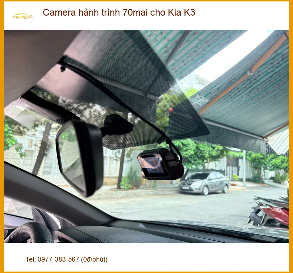 Anh Khôi lắp Camera hành trình 70mai cho Kia K3 Quận Huyện Củ Chi ảnh thực tế 3