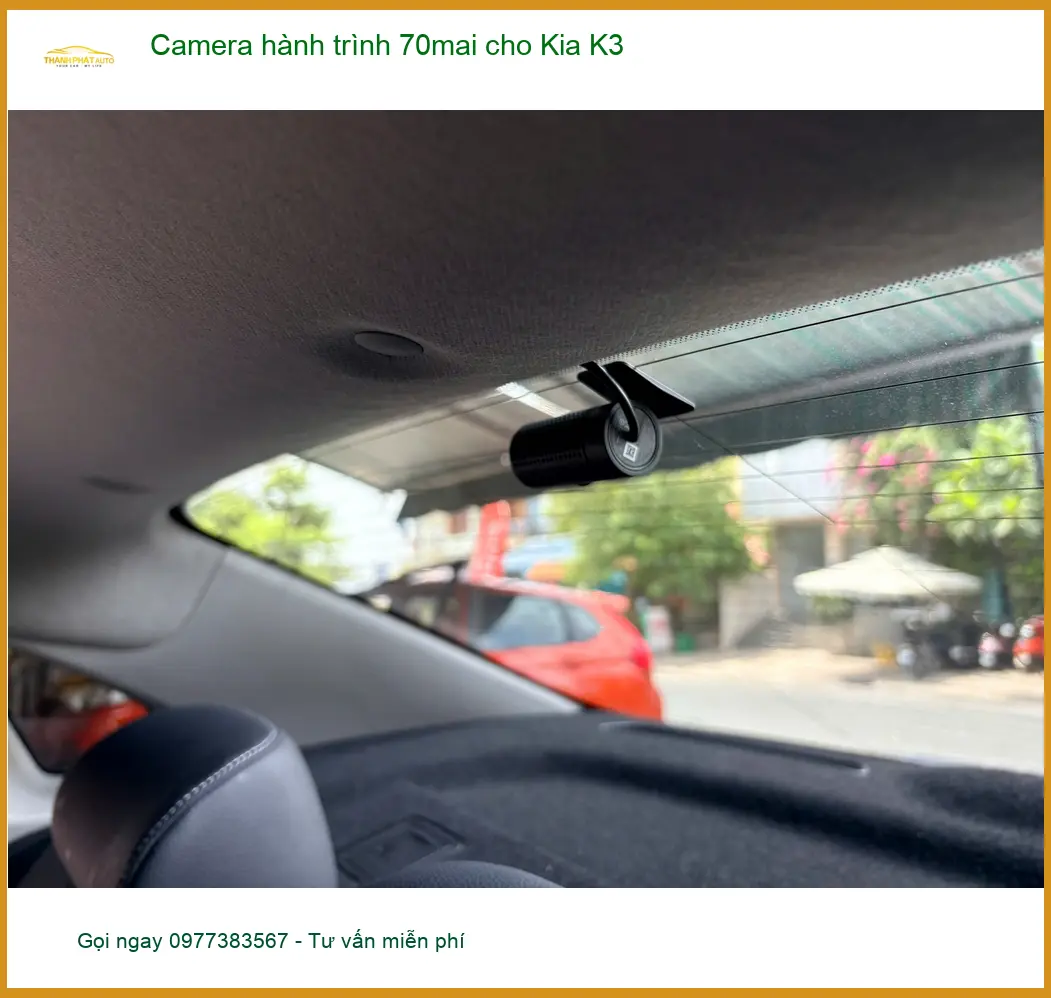 Anh Khôi lắp Camera hành trình 70mai cho Kia K3 Quận Huyện Củ Chi ảnh thực tế 4