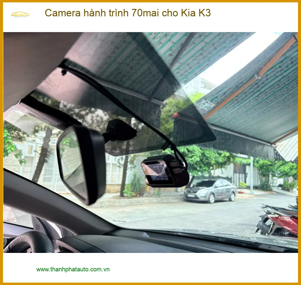 Anh Tấn lắp Camera hành trình 70mai cho Kia K3 ở Quận 9 an tâm di chuyển