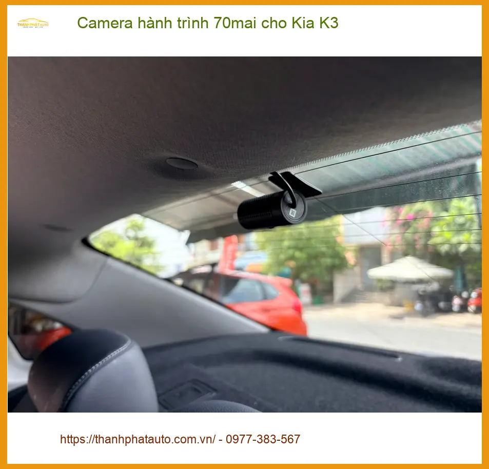 Anh Tấn lắp Camera hành trình 70mai cho Kia K3 Quận 2 chuẩn bị cho chuyến đi xa ảnh thực tế 2