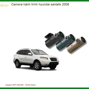 Camera Hành Trình Hyundai Santafe 2008 - Địa Chỉ Lắp Đặt Uy Tín TPHCM