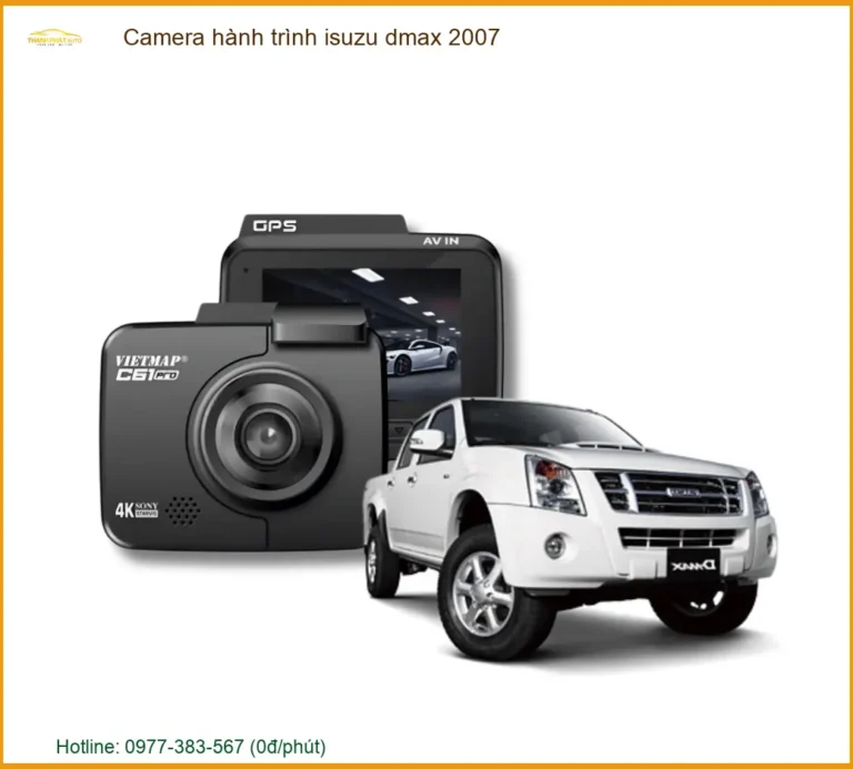Camera hành trình Isuzu Dmax 2007 - Trung Tâm Gắn Cao Cấp TPHCM