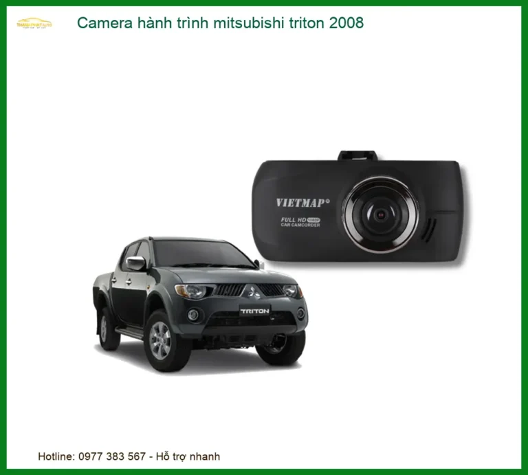 Camera Hành Trình Mitsubishi Triton 2008 - Địa Chỉ Lắp Đặt Uy Tín TPHCM