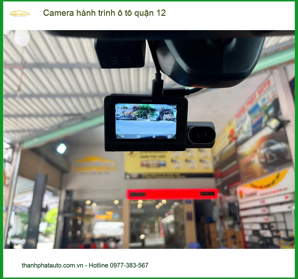 Địa Chỉ Lắp Camera Hành Trình Ô Tô Quận 12 - Lắp Đặt Uy Tín TPHCM ảnh thực tế 3